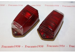 PAIRE DE FEUX DE CUSTODE D/G SEIMA 413 ROUGE...CITROEN 2CV AZ HY - ...