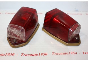 PAIRE DE FEUX DE CUSTODE D/G SEIMA 413 ROUGE...CITROEN 2CV AZ HY - ...