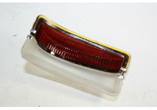 CABOCHON DE FEU EN VERRE BICOLORE D'AILE...CAMIONS BERLIET CHAUSSON CITROEN RENAULT