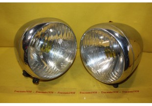 PAIRE DE PHARES MARCHAL ABTP 391 Ø 200mm...CITROEN TRACTION JUVAQUATRE...