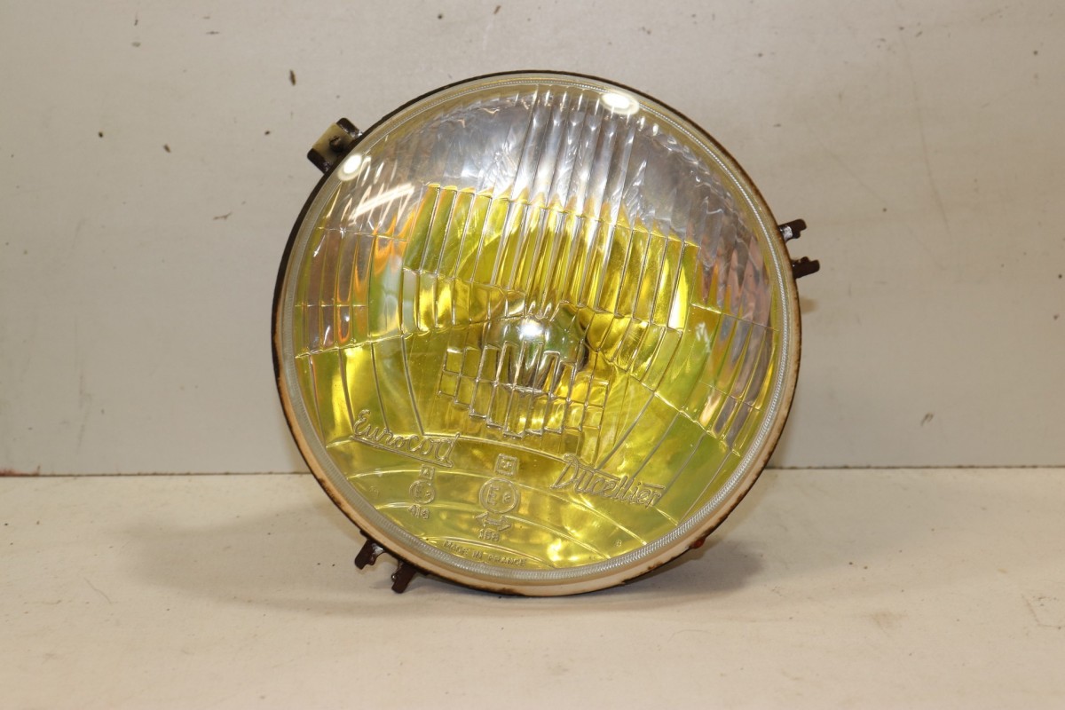 OPTIQUE DE PHARE D/G DUCELLIER EUROCOD E2/158  D/185mm...SIMCA ARONDE P60 VERSAILLES PEUGEOT 203 403