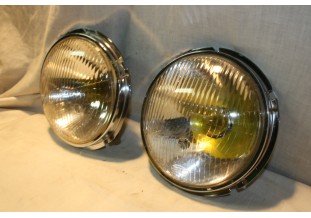 PAIRE D'OPTIQUES DE PHARES HELLA 4100442 D/180mm...AUDI BMW VW MER...