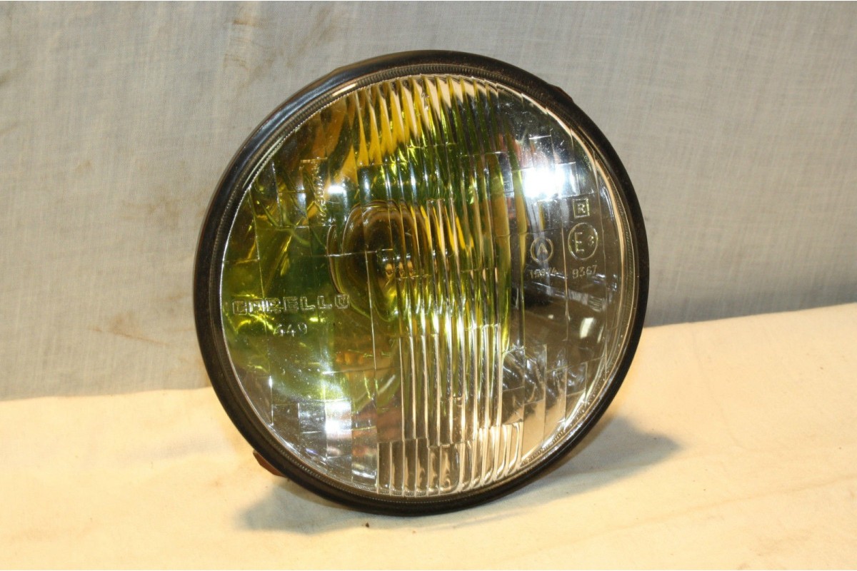 OPTIQUE DE PHARE CARELLO 449 D/140mm...ALFA ROMEO LANCIA FIAT AUTOB...