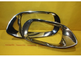 PAIRE DE CERCLAGES DE PHARES D/G...CITROEN AMI 8 AMI SUPER