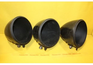 LOT DE 3 CUVELAGES DE PHARES CIBIE Ø 200mm...CITROEN TRACTION JAVAQUATRE...