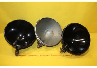 LOT DE 3 CUVELAGES DE PHARES  Ø 200mm...AUTOS CAMIONS TRACTEURS ANCIENS