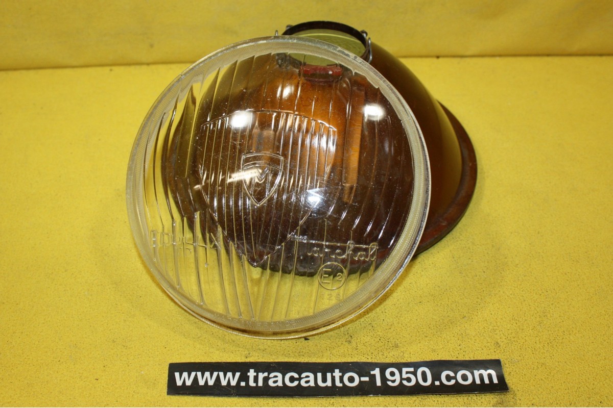 VERRE DE PHARE SEV MARCHAL EQUILUX 128 D/150mm...SIMCA 1000