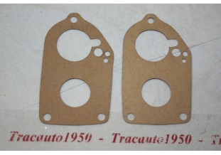 LOT DE 2 JOINTS DE CARBURATEUR SOLEX SOLEX 22 ICBT..RENAULT 4CV DAUPHINE