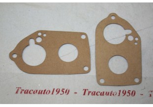 LOT DE 2 JOINTS DE CARBURATEUR SOLEX SOLEX 22 ICBT..RENAULT 4CV DAUPHINE
