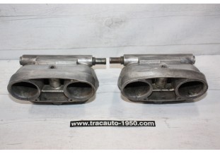 PAIRE DE PIPES D'ADMISSION pour CARBURATEURS WEBER 36 IDF...ALFASUD Ti  voir descriptif