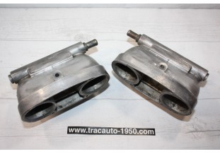 PAIRE DE PIPES D'ADMISSION pour CARBURATEURS WEBER 36 IDF...ALFASUD Ti  voir descriptif