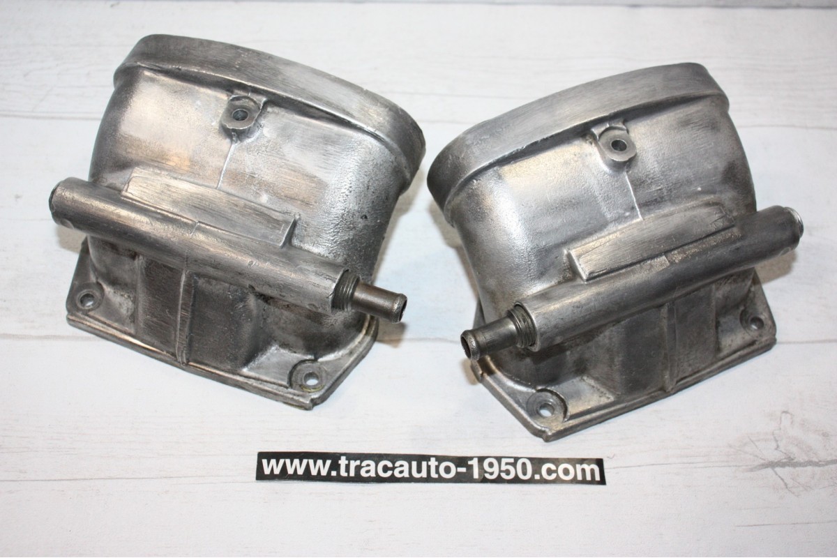 PAIRE DE PIPES D'ADMISSION pour CARBURATEURS WEBER 36 IDF...ALFASUD Ti  voir descriptif