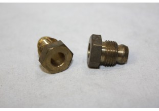 LOT DE 2 ECROUS DE TUYAU D'ESSENCE OU FREIN...AUTOS DIVERS ANCIENNES / COLLECTIONS