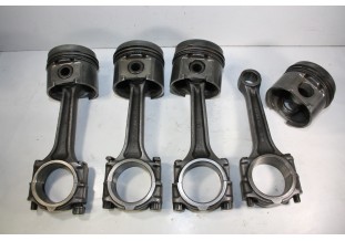 JEU DE 4 PISTONS + BIELLES mot 1070/1275cm3...AUSTIN MINI 1960-1995 voir descriptif