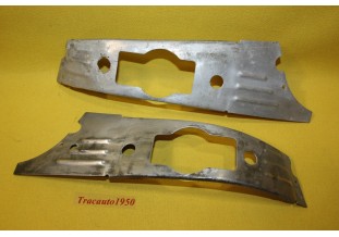 PAIRE D'ENJOLIVEURS DE FEUX AVANTS D/G...SIMCA ARONDE 9