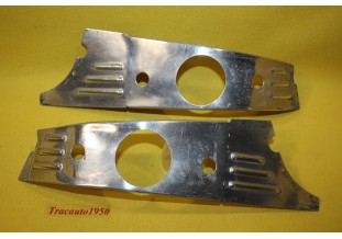 PAIRE D'ENJOLIVEURS DE FEUX AVANTS D/G...SIMCA ARONDE 9