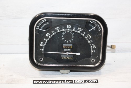 COMBINE BLOC COMPTEUR JAEGER 6V 150km/h...CITROEN TRACTION 7/11CV 1938/1950