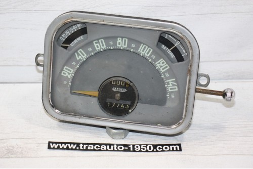 COMBINE BLOC COMPTEUR JAEGER 6V 150km/h...CITROEN TRACTION 11CV après 1952