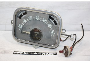 COMBINE BLOC COMPTEUR JAEGER 6V 150km/h...CITROEN TRACTION 11CV après 1952