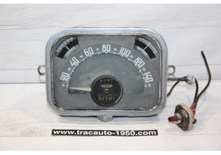 COMBINE BLOC COMPTEUR JAEGER 6V 150km/h...CITROEN TRACTION 11CV après 1952