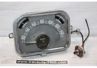 COMBINE BLOC COMPTEUR JAEGER 6V 150km/h...CITROEN TRACTION 11CV après 1952