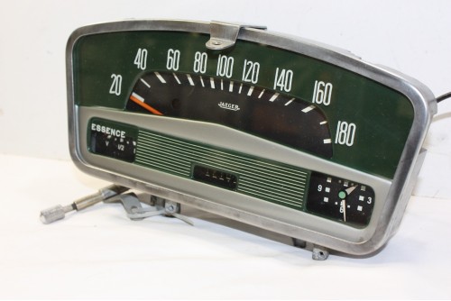 BLOC COMPTEUR JAEGER 180km/h 12V...CITROEN ID DS 1962-64