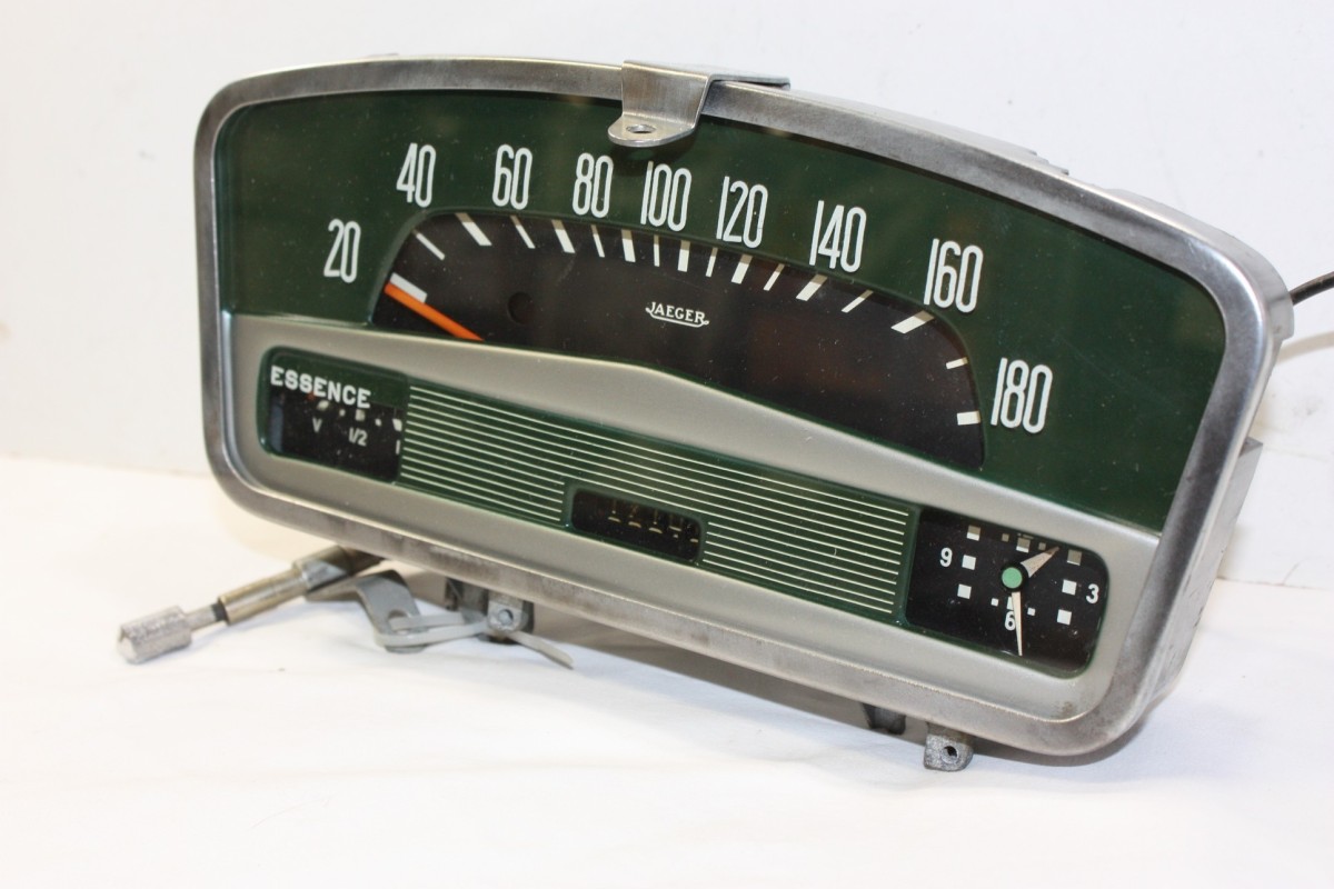 BLOC COMPTEUR JAEGER 180km/h 12V...CITROEN ID DS 1962-64