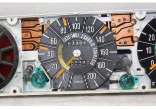 ENSEMBLE D'INSTRUMENTS DE BLOC COMPTEUR JAEGER 200 km/h 12V...CITROEN ID DS aprés 1969