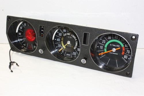 COMBINE BLOC COMPTEUR JAEGER 200 km/h 12V...CITROEN ID DS aprés 1969