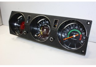 BLOC COMPTEUR JAEGER 200 km/h AV RECEPTEUR TEMPERATURE D'EAU...CITROEN ID DS aprés 1969