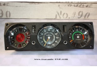 BLOC COMPTEUR JAEGER 3 CADRANS 200 km/h 12V...CITROEN ID DS aprés 1969