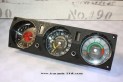 BLOC COMPTEUR JAEGER 3 CADRANS 200 km/h 12V...CITROEN ID DS aprés 1969