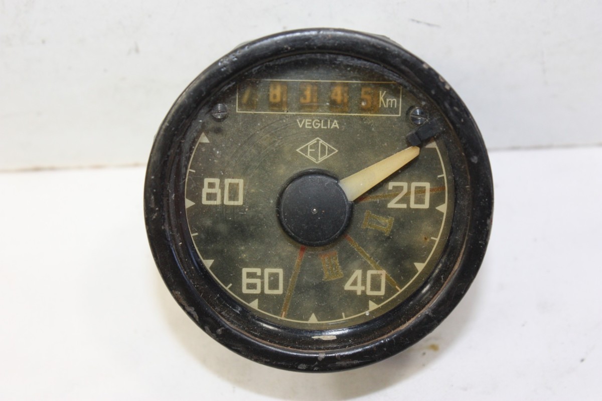 COMPTEUR DE VITESSE ED VEGLIA 80KM/H...CITROEN 2CV AZ 1954/61