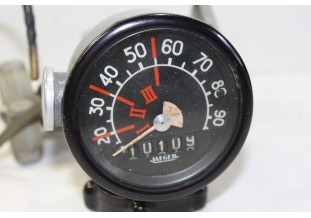 COMPTEUR DE VITESSE JAEGER 90KM/H avec MECANISME D'ESSUIE GLACE...CITROEN 2CV AZ 1954/61