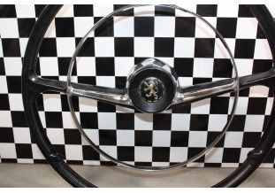 VOLANT QULLERY M576 2 BRANCHES Ø 420mm AVEC CERCLO KLAXON...PEUGEOT 404