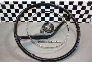 VOLANT QULLERY M576 2 BRANCHES Ø 420mm AVEC CERCLO KLAXON...PEUGEOT 404