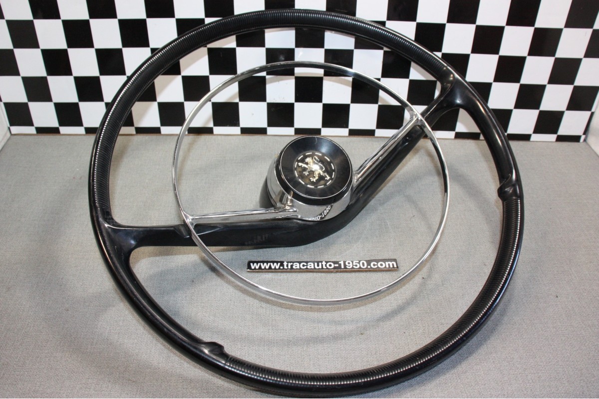 VOLANT QULLERY M576 2 BRANCHES Ø 420mm AVEC CERCLO KLAXON...PEUGEOT 404