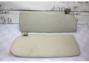 PAIRE DE PARE SOLEIL GRIS/BEIGE D/G L/435mm...PEUGEOT 403