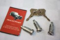 JEU DE BARILLETS DE SERRURE DE PORTE RENAULT 7700912442...RENAULT R4 R6 R12 R15