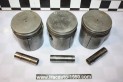 LOT DE 3 PISTONS EQUIPES MOTEUR 11 PERFO 78x100...CITROEN TRACTION 11CV H HY