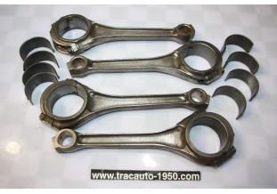 JEU DE 4 BIELLES A COUSSINETS CITROEN D121-11 MOTEUR 11 D...CITROEN TRACTION 11CV