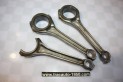 JEU DE 3 BIELLES A COUSSINETS CITROEN D121-10a MOTEUR 11 D...CITROEN TRACTION 11CV