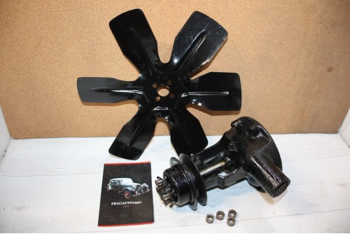 ENSEMBLE POMPE A EAU + HELICE VENTILATEUR pour MOTEUR 11 PERFO...CITROEN TRACTION 11CV