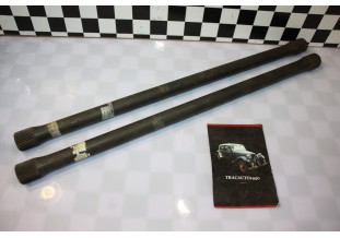 PAIRE DE BARRES DE TORSION ESSIEU AV D/G L/600mm...CITROEN TRACTION 11CV