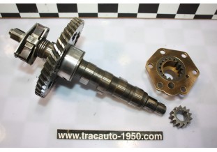 ARBRE A CAMES EQUIPE + POMPE A HUILE...CITROEN 2CV A AZ AZU mot 375cm ??3