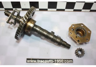 ARBRE A CAMES EQUIPE + POMPE A HUILE...CITROEN 2CV A AZ AZU mot 375cm ??3