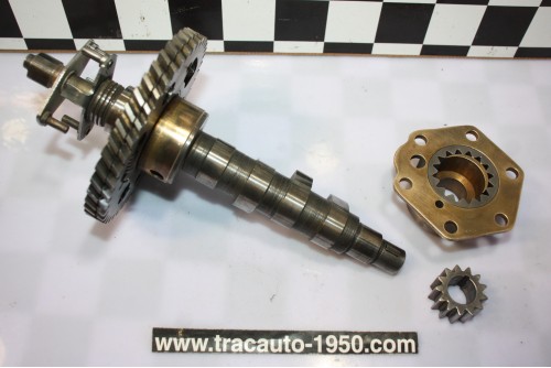 ARBRE A CAMES EQUIPE + POMPE A HUILE...CITROEN 2CV A AZ AZU mot 375cm ??3