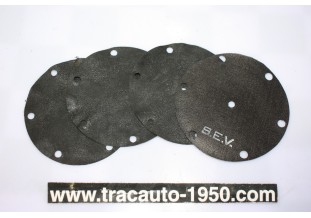 JEU DE 4 MEMBRANES DE POMPE A ESSENCE SEV MARCHAL TYPE 32...AUTOS DIVERS