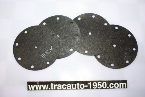 JEU DE 4 MEMBRANES DE POMPE A ESSENCE SEV MARCHAL TYPE 46...AUTOS DIVERS