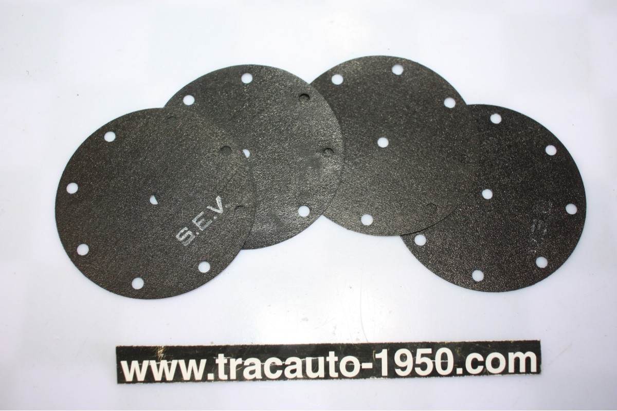 JEU DE 4 MEMBRANES DE POMPE A ESSENCE SEV MARCHAL TYPE 46...AUTOS DIVERS